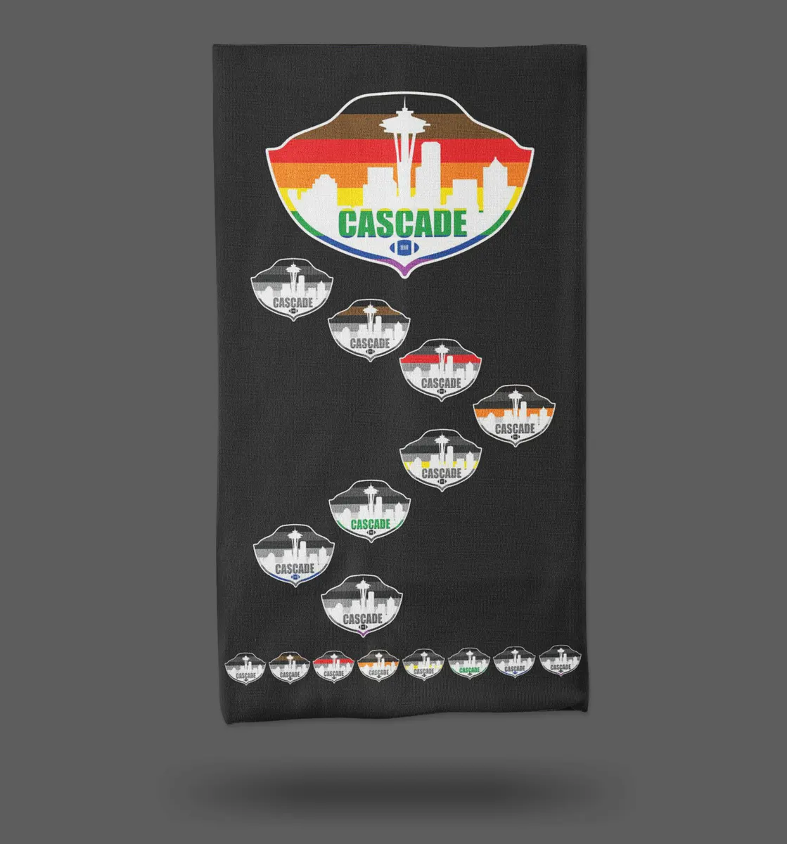 Logo stack gaiter