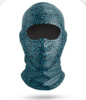 Ski Mask Layout Options #2: All-over swirl pattern