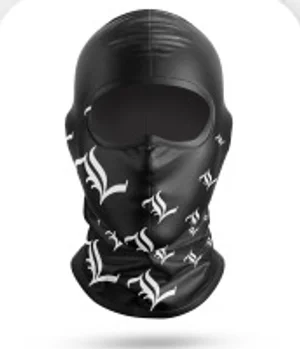 Ski Mask Layout Options #12: Big letters scattered