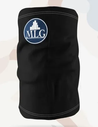 Gaiter layout 2: Small center logo, clean