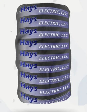 Neck Gaiter Layout Options #15: Name in diagonal rows