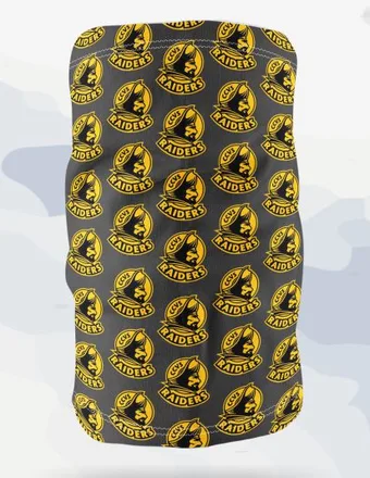 Neck Gaiter Layout Options #22: Dense small logos