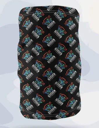 Neck Gaiter Layout Options #24: Diagonal tight repeat