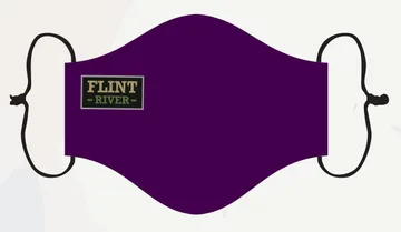 Face Mask Layout Options #13: Small logo, upper left