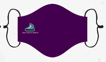Face Mask Layout Options #15: Tiny logo, left