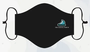 Face Mask Layout Options #16: Tiny logo, right