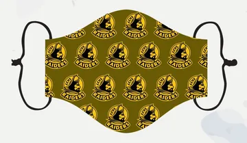 Face Mask Layout Options #18: All-over logos
