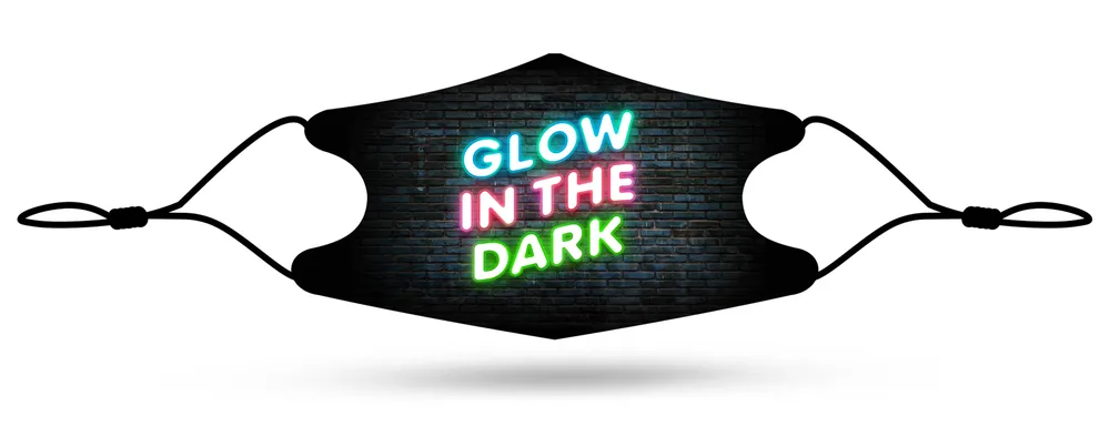 Glow-in-the-Dark Face Mask (Adult)