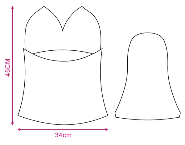 Balaclava ski mask (PDF) template